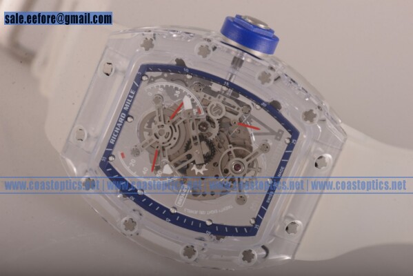 1:1 Replica Richard Mille RM 56-01 Tourbillon Sapphire Watch Sapphire Crystal Blue Inner Bezel - Click Image to Close